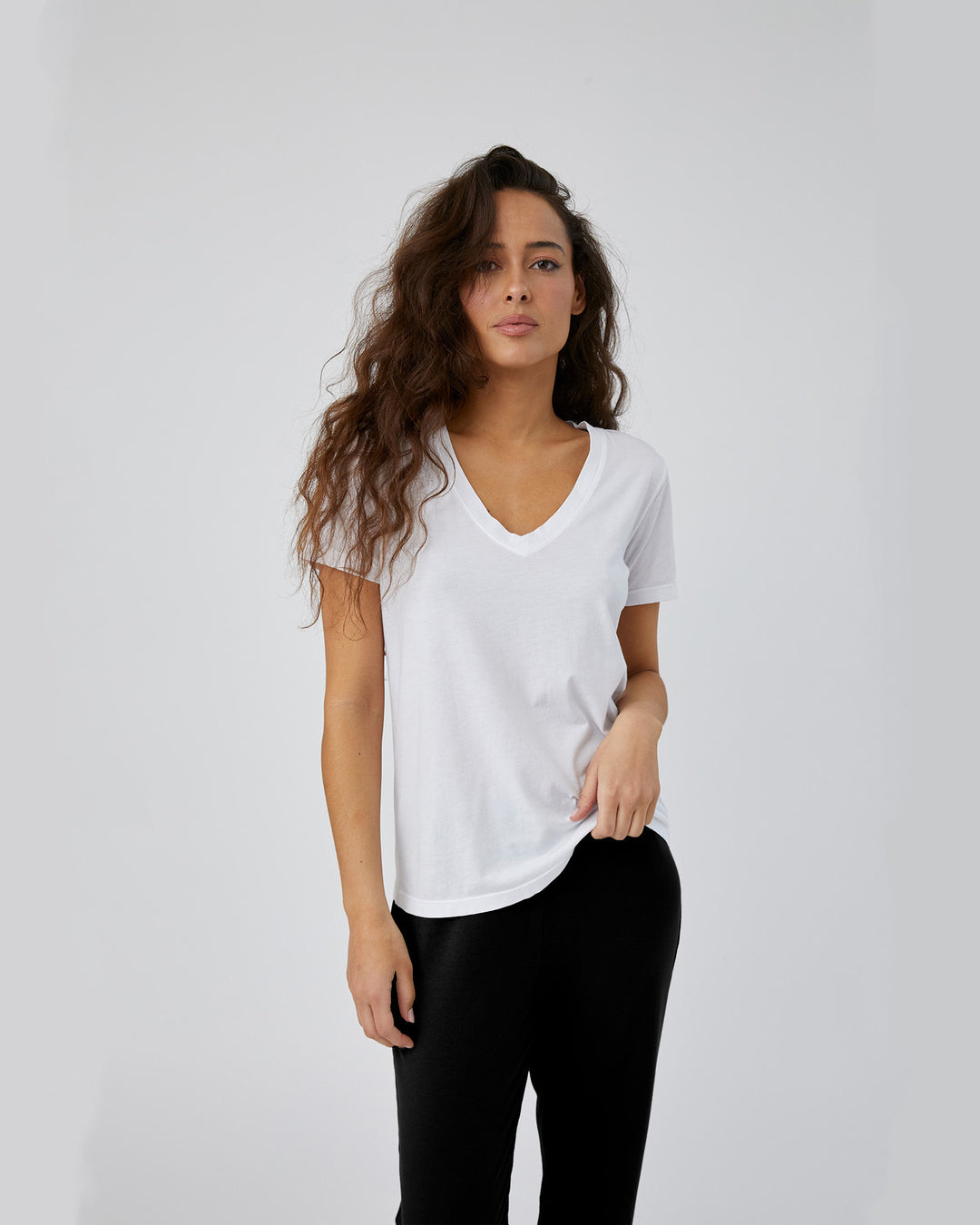 Charleston V Neck Tee