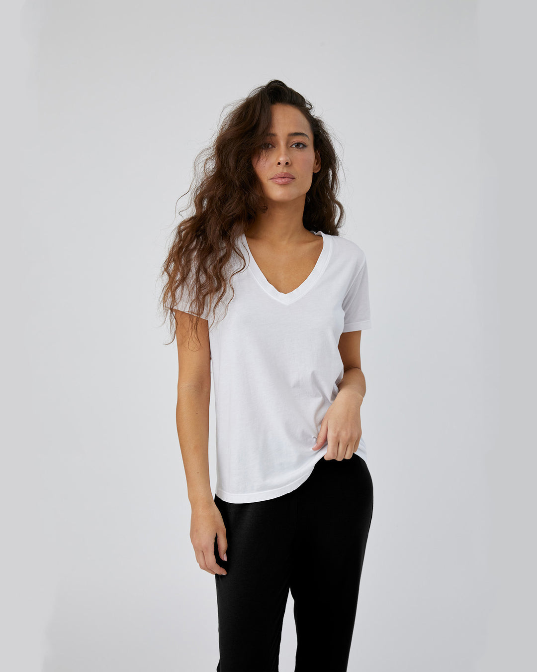 Charleston Vee Neck Tee