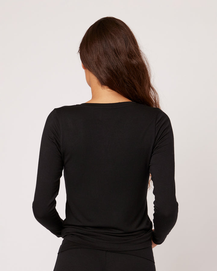 Memphis Long Sleeve V Neck Tee