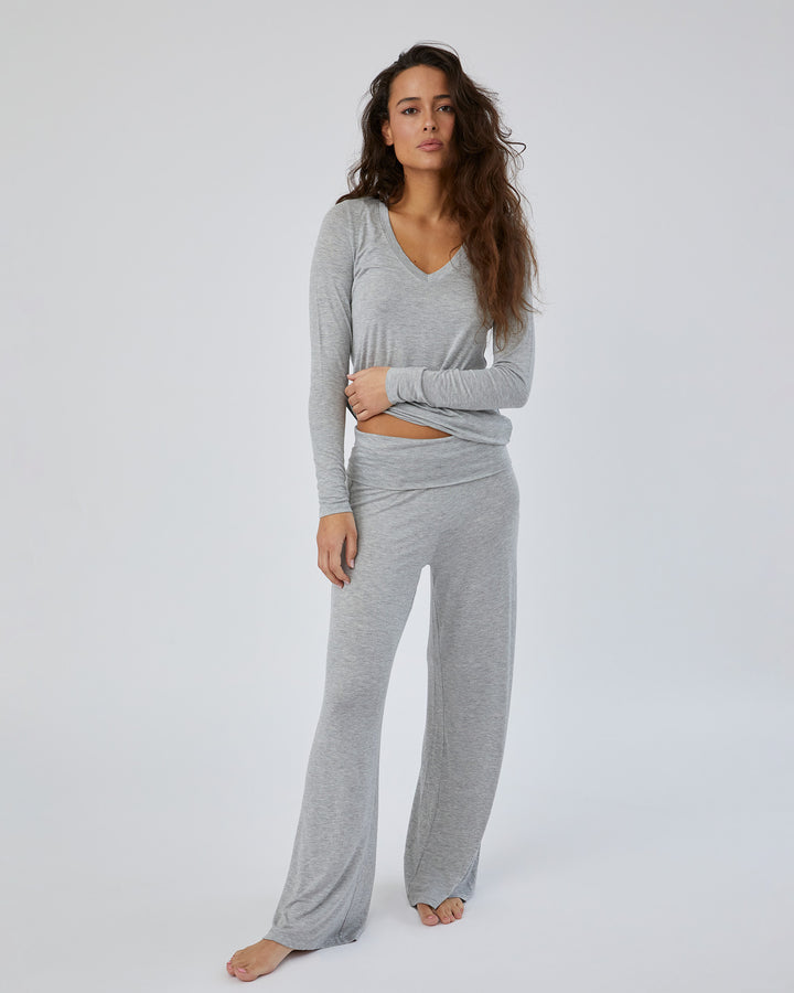 Memphis Long Sleeve V Neck Tee