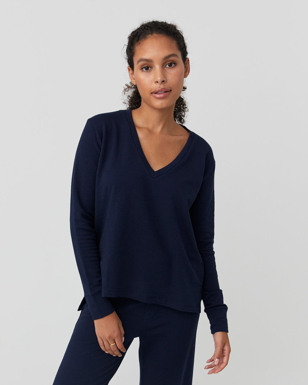 Houston Long Sleeve V Neck